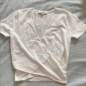 Brand new LOFT wrap shirt